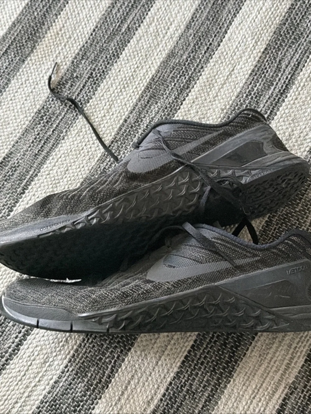 Nike Metcon 3 Black Running Shoes Men's 12